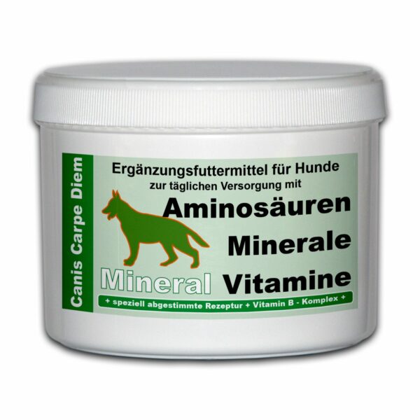 Canis Carpe Diem Mineral - Nahrungsergänzung für Hunde zur Versorgung mit Mineralen, Vitaminen und Aminosäuren